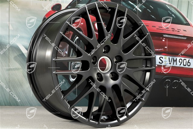 20-inch RS Spyder Design wheel, 9J x 20 ET57, black satin mat