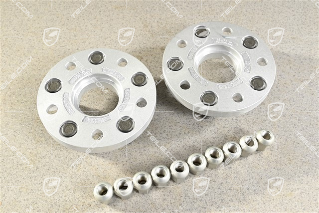 Spurverbreitungssatz, Distanzring 17 mm, inkl. Radmutter
