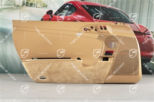 Tapicerka drzwi, Coupé/Targa, Bose sound system, skóropodobna, pamięć foteli, Sand beige, L