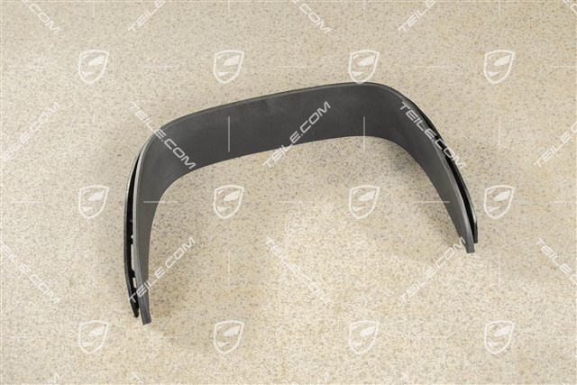 Tail pipe cover trim, Black matte