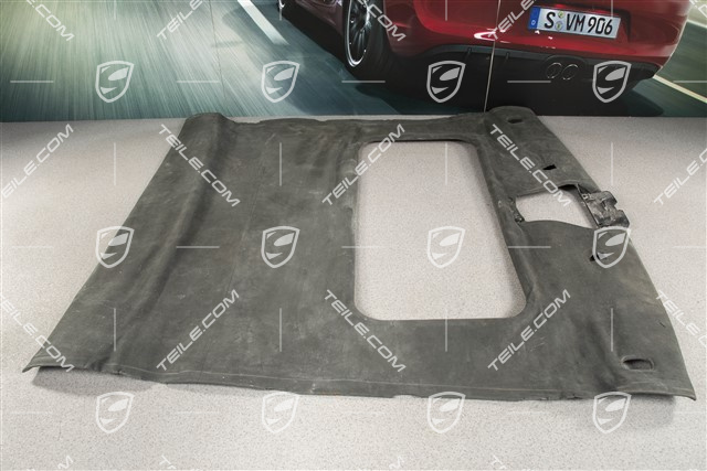 Tapicerka dachu, coupé z szyberdachem, Alcantara, czarna