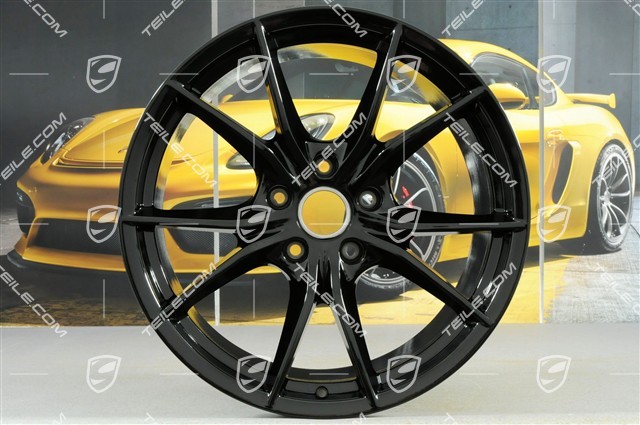 20-inch wheel Carrera S (IV), 11J x 20 ET56, for 991.2 C4/C4S / winter wheels, Jet Black Metallic