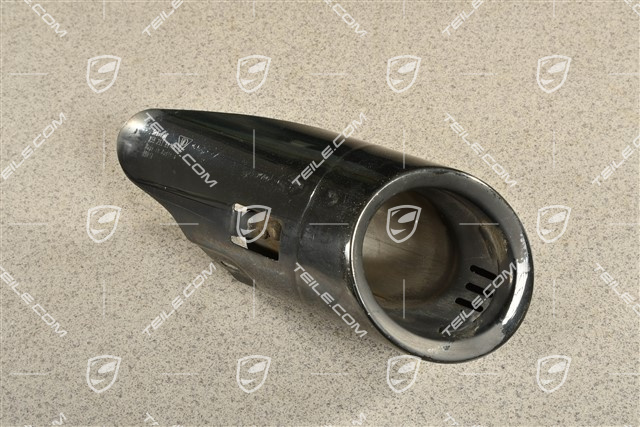 Tailpipe, S 3.0L 250KW, inner/outer, Black, L