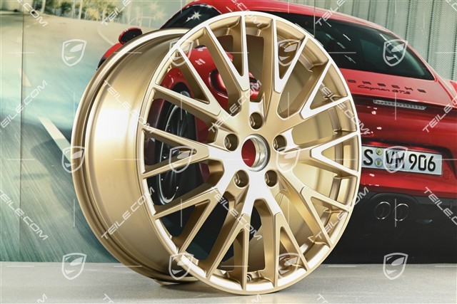 21" Felgensatz Panamera Exclusive Design, 9,5J x 21 ET71 + 11,5J x 21 ET69, neodyme