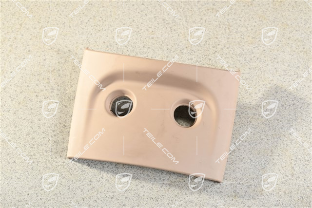 Trim for centre console, rear, with 2x 12v socket holes, Light Tartufo