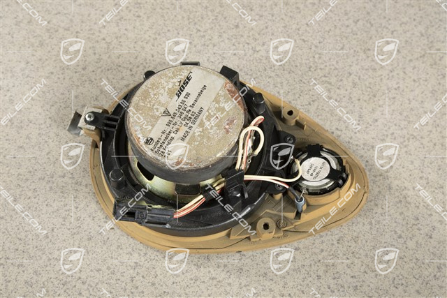 Rear loudspeaker, Savannah beige, Bose sound package, Coupe/Targa R / Cabrio L