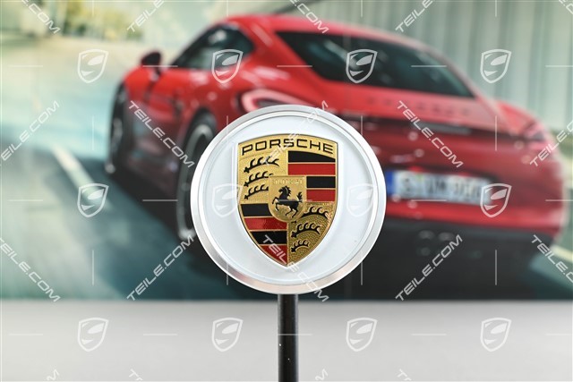 Wheel hub cap, Carrara White, paint code S9R