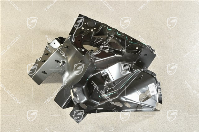 Wheel arch upper part / spring mounting, R