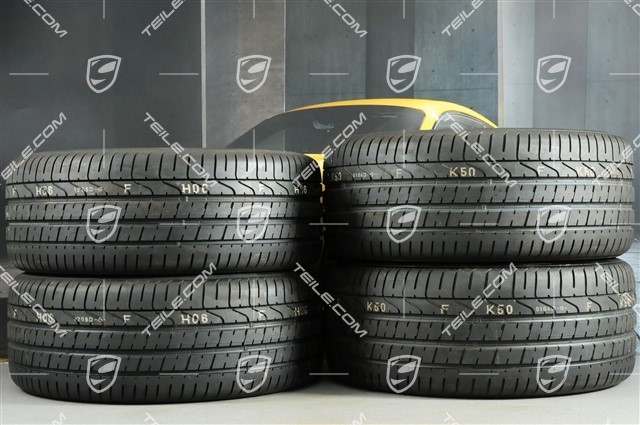 21-inch "Sport Classic" black (high gloss) summer wheels set, rims 9J x 21 ET26 + 10J x 21 ET19, Pirelli PZero summer tyres 265/40 R 21 + 295/35 R 21, with TPMS