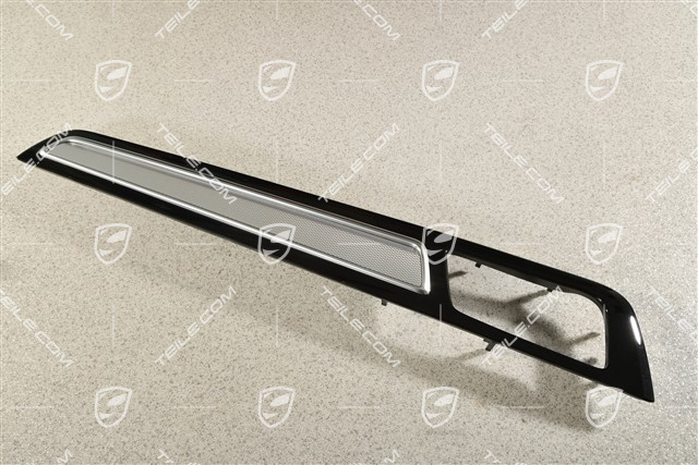 Blende, Tür, vorne und hinten, Aluminium gebürstet, R