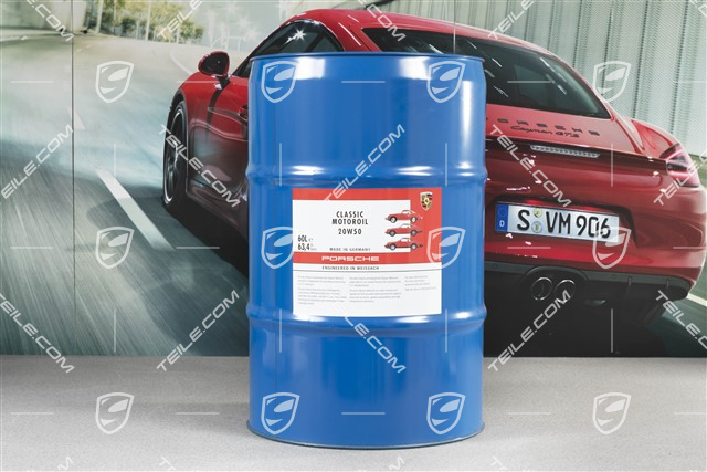 Porsche Classic olej silnikowy 20W50, 60 L