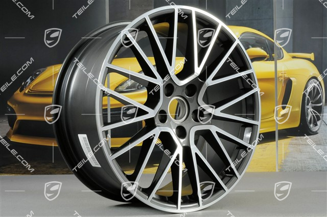 21-inch wheel rim set Cayenne RS Spyder, 11J x 21 ET49 + 9,5J x 21 ET46, for Cayenne Coupe