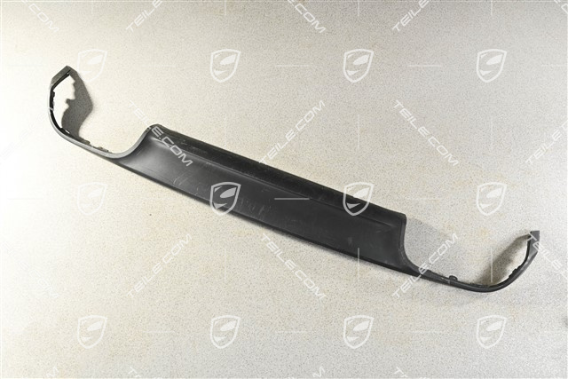 Rear bumper lower cover / diffuser, Black matte (bad visual condition)