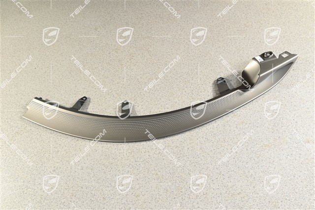 Turbo, Zierleiste für Heckleuchte, Rhodiumgrau, R