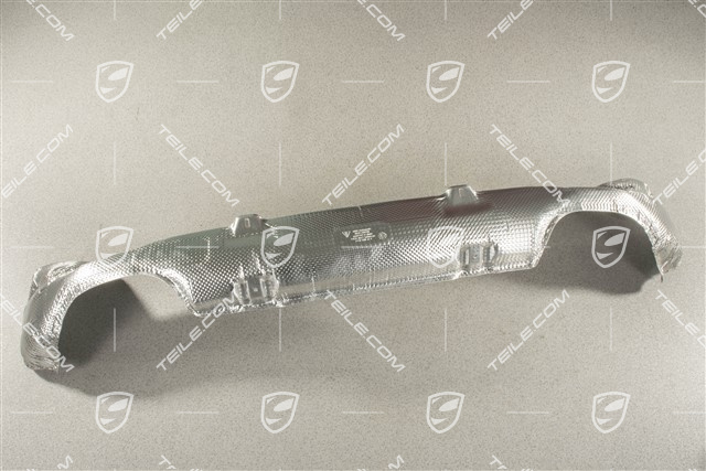Heat protection, rear bumper
