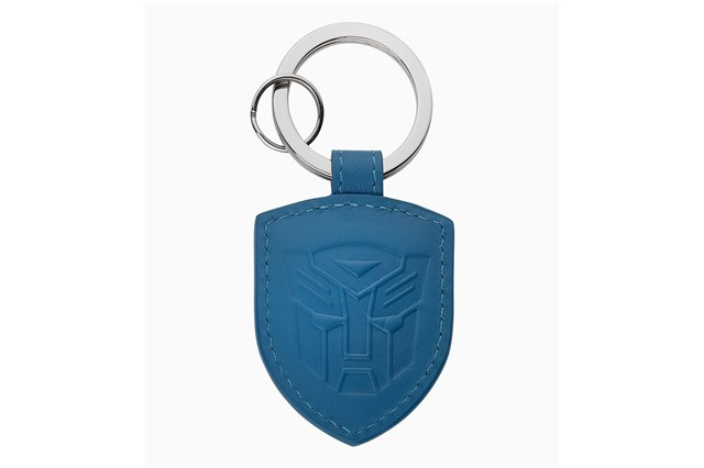 Crest key ring – Transformers: Rise of the Beasts x Porsche, blau