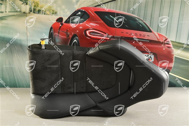 Backrest, leather/alcantara, GTS, black, R