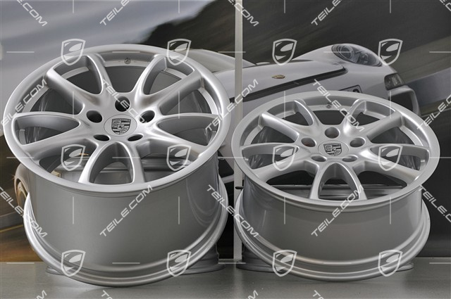19-inch wheel set, GT3, 8,5J x 19 ET53 + 12J x 19 ET68