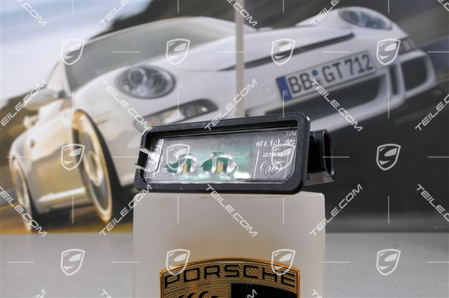 Number plate light, L=R Number plate light, L=R