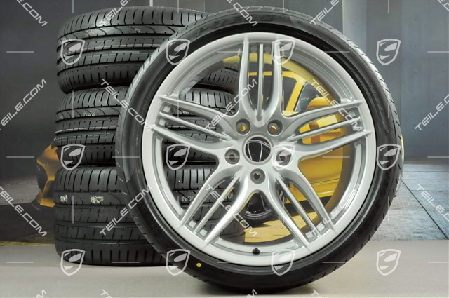 20" SportDesign Sommerräder Satz, Felgen 8,5J x 20 ET51 + 11J x 20 ET52 + Pirelli Pirelli P Zero Sommerreifen 245/35 ZR20 + 305/30 ZR20, ohne RDK-Sensoren