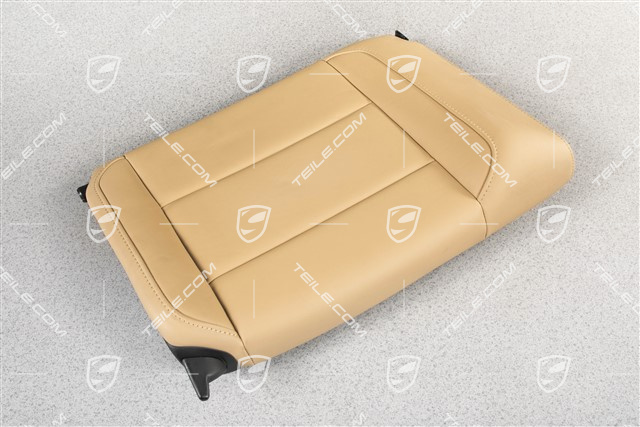 Back seat backrest, Rear, Leather, Luxor beige, Coupe, L