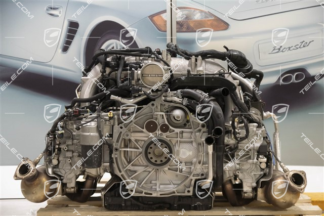 Engine 4.0L for manual gearbox, Cayman GT4 / Boxster Spyder, DWA / 420 PS, complette, mileage about 5.000 km