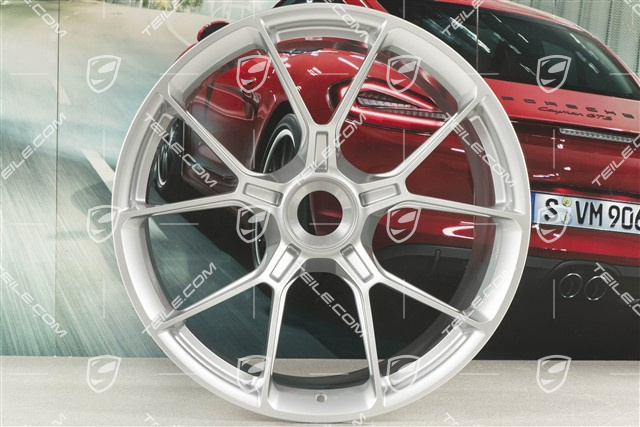 21-inch wheel rim GT3, 12J x 21 ET45, brilliant silver