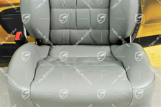 Sitz, el. einstellbar, Heizung, Leder, Graffitigrau, Raffleder, L