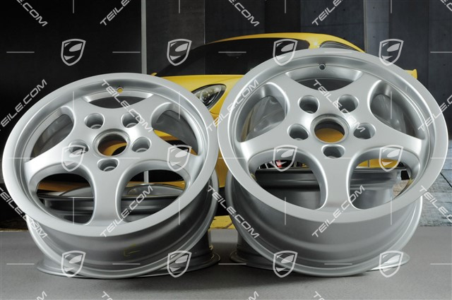 16" Komplet felg Carrera2/4, 6J x 16 ET52 + 8J x 16 ET52