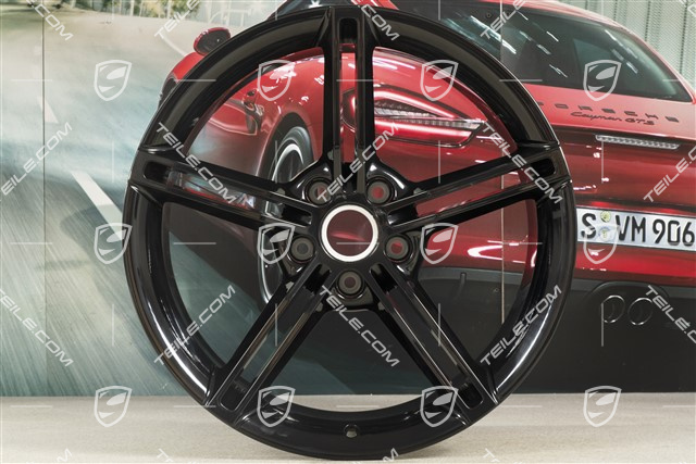 21" Felga Mission E Design, 11,5J x 21 ET66, czarny wysoki połysk