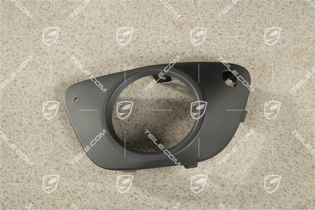 Cover, fog headlamp, Black Mat, PDC, L