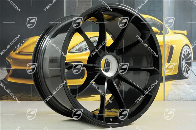 20-inch wheel GT3, 12J x 20 ET47, in high-gloss black