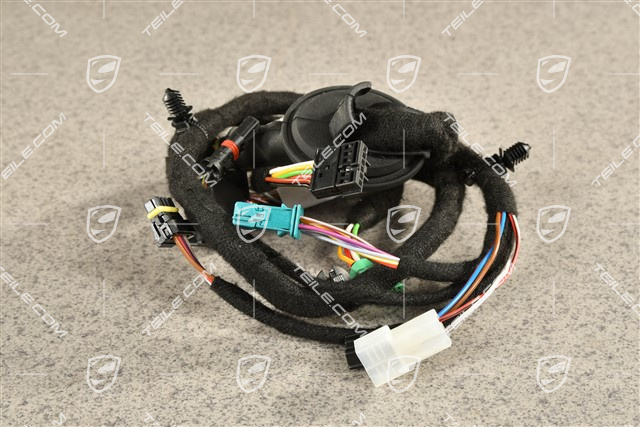 Wiązka instalacji elektrycznej lusterka zewnętrznego, el. składane, pamięć, aut. ściemniane, asyst. zmiany pasa ruchu, real top view