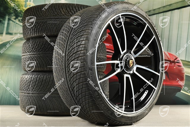 20/21-inch Turbo S winter wheel set, central lock wheel rims 8,5J x 20 ET40 + 11J x 21 ET66 + Michelin winter tyres 245/35 R20 + 305/30 R21