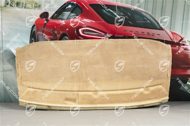 Dywan tylnej ściany / pólki, Sand beige, system audio ASK, Coupe, Turbo