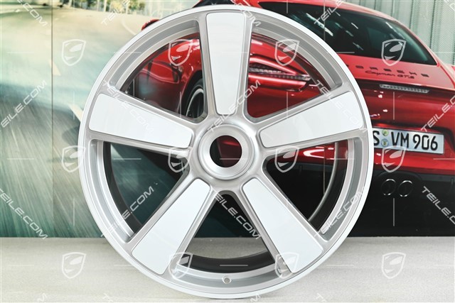 20+21" Sport Classic wheel rim set, 9,5J x 20 ET44 + 12J x 21 ET70, white