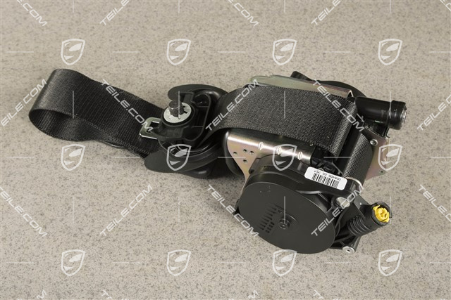 Seat belt, front, Black, R