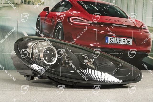 Scheinwerfer, Schwarz, BiXenon Licht system, dynamisches Kurvenlicht, R