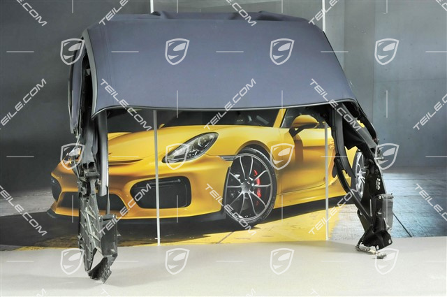 Dach Cabrio, kompletny, granatowy Dach Cabrio, kompletny, granatowy