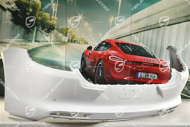 Rear bumper, sports sedan