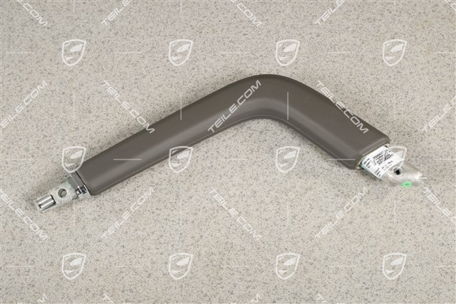 Grab handle centre console, Leather, Agate grey, R