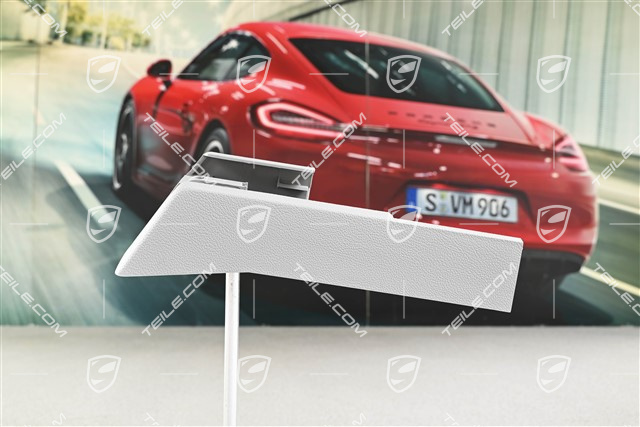 Abdeckung, Abdeckschiene für Vordersitz, Hinten, Stahlgrau