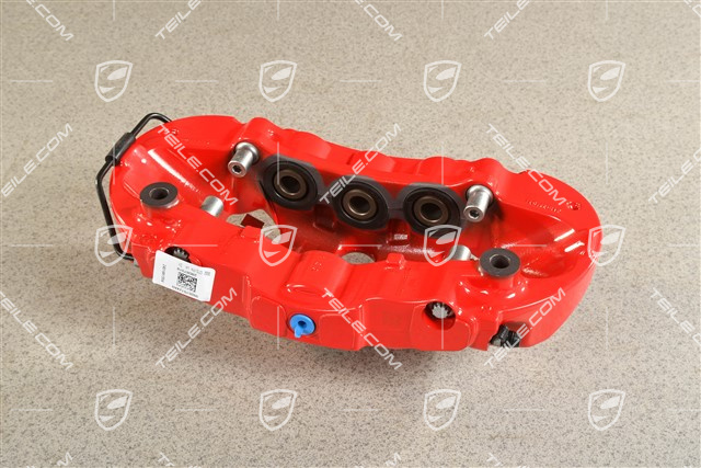 Brake calliper, Red, front axle, R