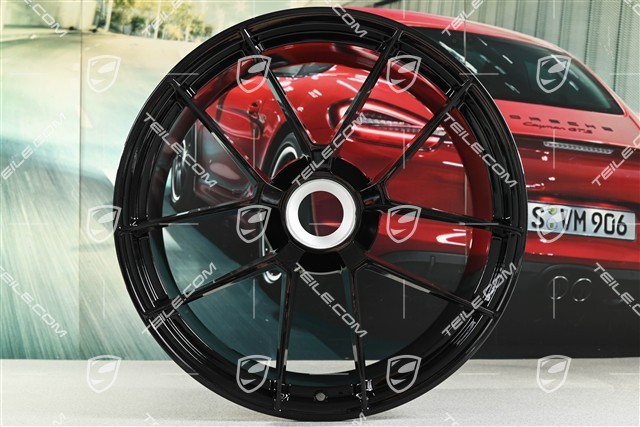 21" felga Carrera GTS, 11,5J x 21 ET79, montaż na centralną śrubę, czarny wysoki połysk