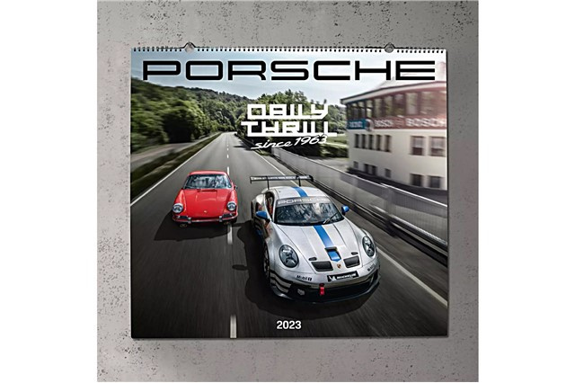 Calendar Porsche 2023 Daily Thrill Porsche