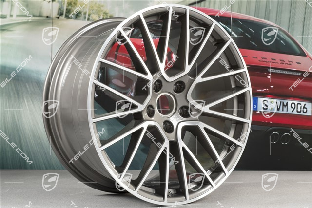 21-inch wheel rim set Cayenne RS Spyder, 11J x 21 ET49 + 9,5J x 21 ET46, for Cayenne Coupe