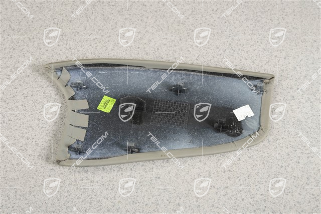 Mittelkonsole, Blende, Leder, seitlich, Graffitigrau, Coupe/ Targa, R
