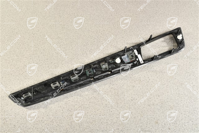 Blende, Tür, vorne und hinten, Aluminium gebürstet, R