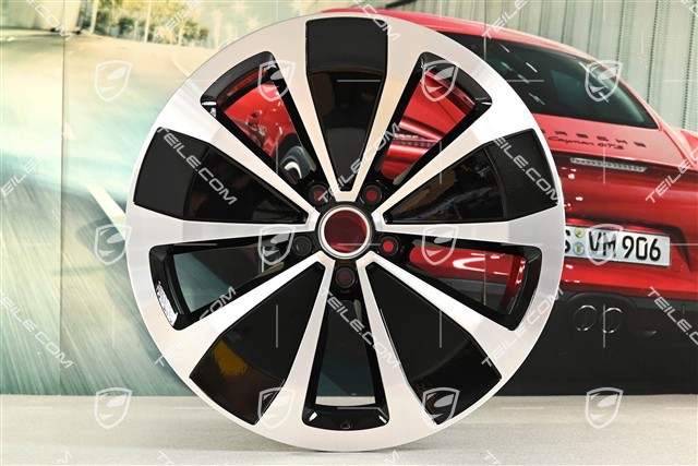 22" felga Macan Sport, 9J x 22 ET29, czarny wysoki połysk