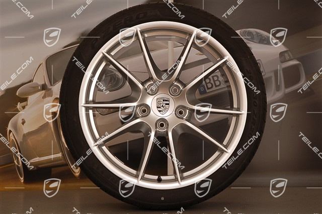 20-inch Carrera S (III) summer wheel set, 8,5J x 20 RT51 + 11J x 20 ET70, tyres 245/35 ZR20 + 295/30 ZR20
